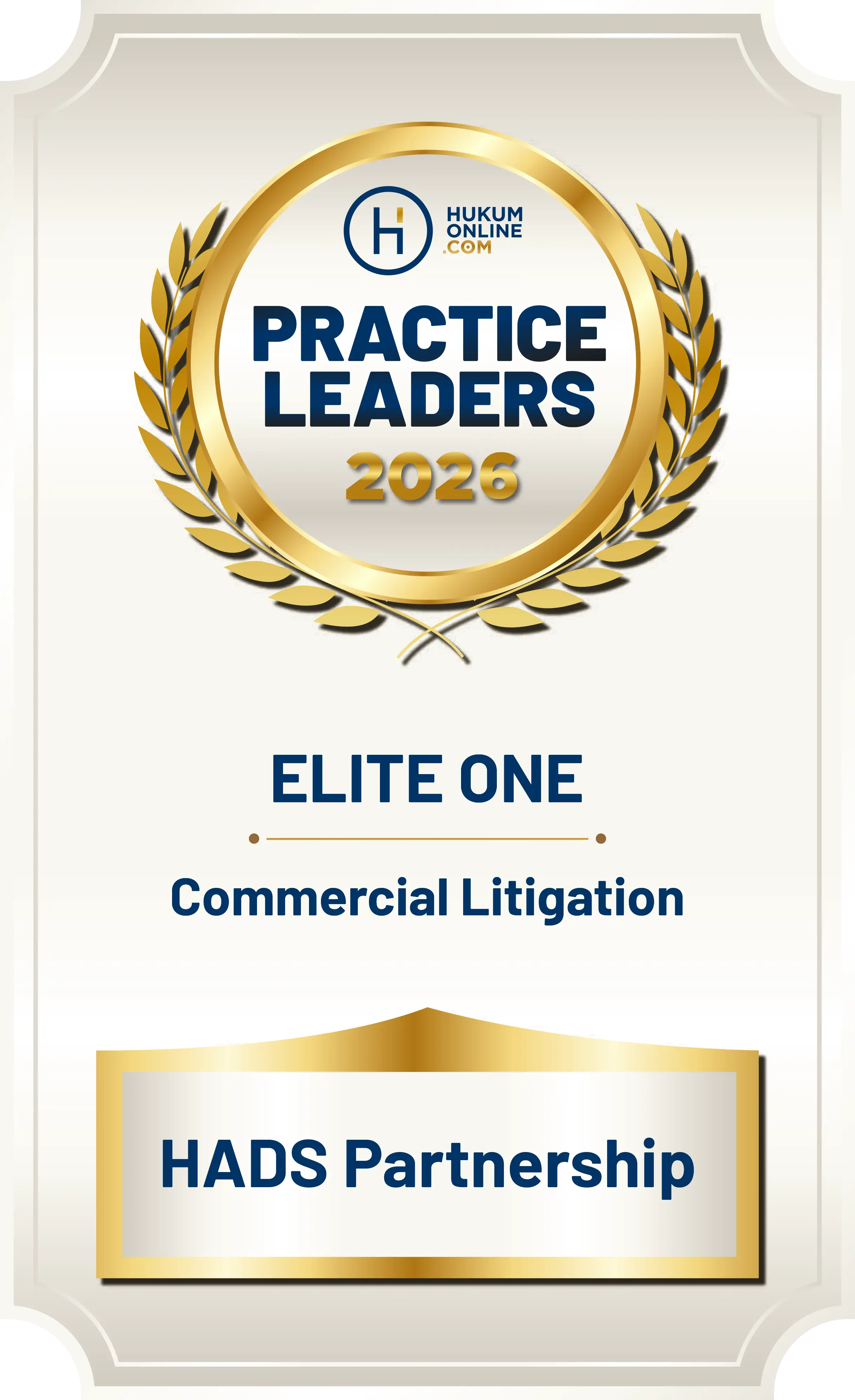 Practice Leaders — Commercial Litigation 2026 — Hukumonline